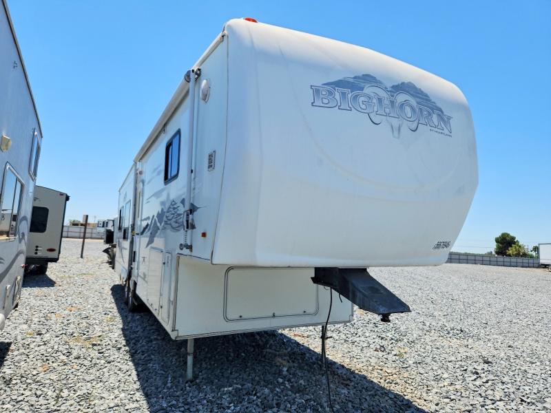 2006 Heartland big horn Unknown VIN 5SFGF35226E001118 COPART salvage auction — SIDE, CA - SALVAGE CERTIFICATE, sold $2,100 on 2026-07-09 (photo 1)