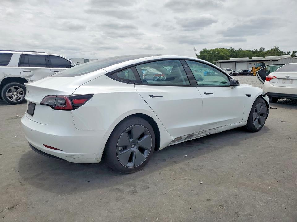 2021 Tesla Model 3 VIN 5YJ3E1EA5MF084314 COPART salvage auction — FRONT END, FL - CERT OF TITLE SLVG REBUILDABLE, sold $8,000 on 2026-07-06 (photo 3)