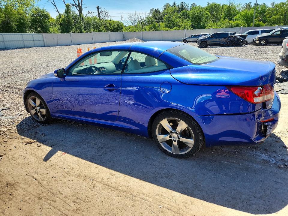 2010 Lexus Is VIN JTHFF2C2XA2502259 COPART salvage auction — REAR END, WI - CERTIFICATE OF TITLE, sold $450 on 2026-07-27 (photo 2)