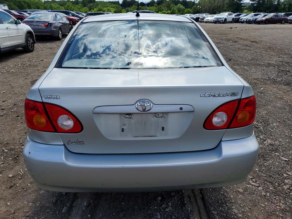 2004 Toyota Corolla VIN JTDBR38E042024048 COPART salvage auction — FRONT END, Md - Cert Of Salvage > 75% Damage, sold $1,250 on 2026-07-27 (photo 6)