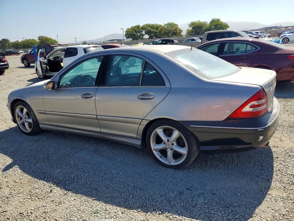 2005 Mercedes-benz C class VIN WDBRF40J95F709860 COPART salvage auction — FRONT END, Ca - Cert Of Title-Salvaged, sold $275 on 2026-07-02 (photo 2)