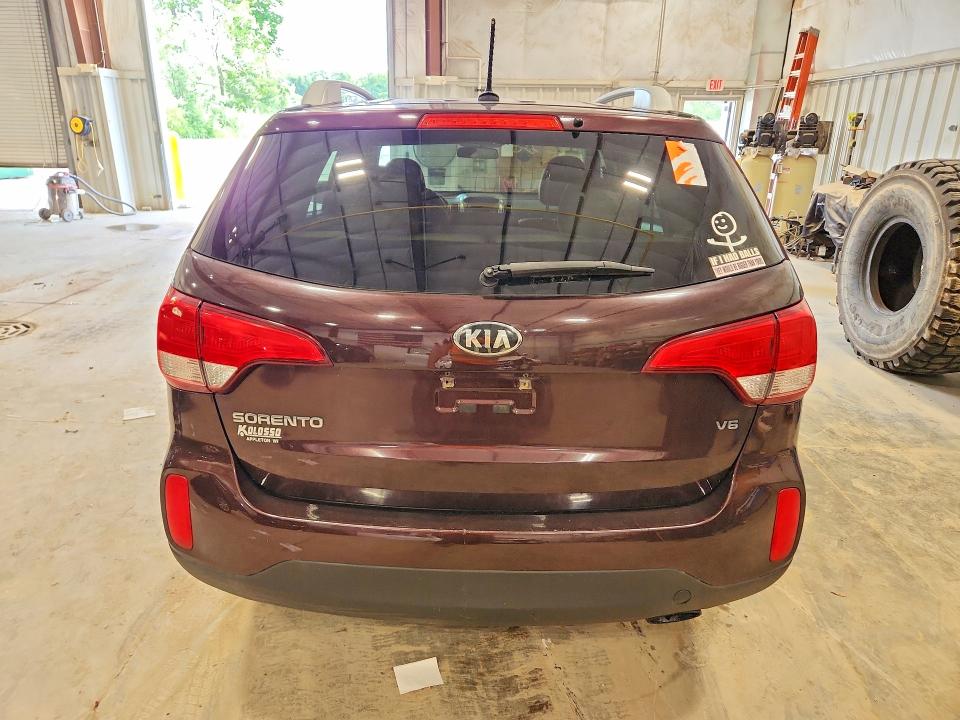 2015 Kia Sorento VIN 5XYKTDA79FG605544 COPART salvage auction — MECHANICAL, WI - CERTIFICATE OF TITLE, sold $750 on 2026-07-29 (photo 6)