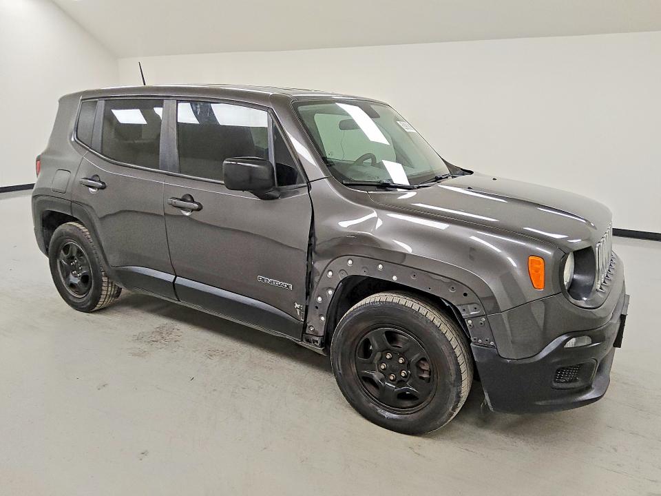 2018 Jeep Renegade VIN ZACCJAAB0JPG68375 COPART salvage auction — MECHANICAL, Tx - Certificate Of Title, sold $2,400 on 2026-07-09 (photo 4)