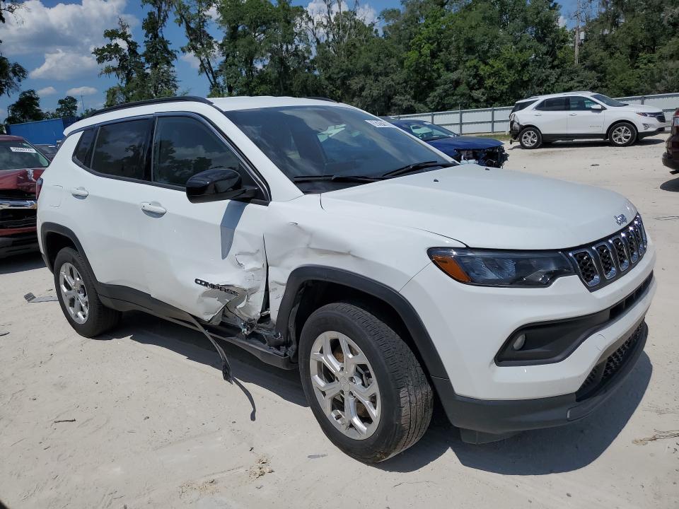2024 Jeep Compass VIN 3C4NJDBN4RT110147 COPART salvage auction — FRONT END, GA - CERTIFICATE OF TITLE (P), sold $8,600 on 2026-07-22 (photo 4)