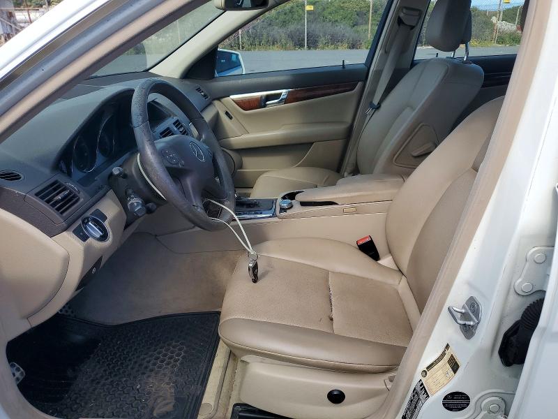 2011 Mercedes-benz C class VIN WDDGF5EB1BA510848 COPART salvage auction — FRONT END, Hi - Certificate Of Title, sold $225 on 2026-08-03 (photo 7)