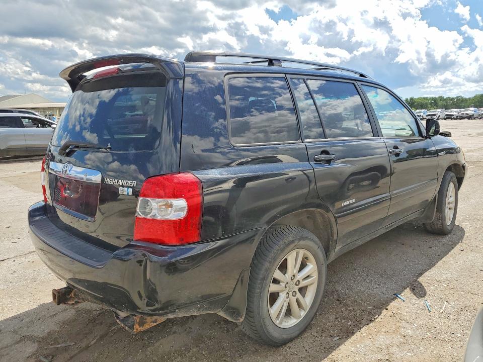 2006 Toyota Highlander VIN JTEEW21A360026345 COPART salvage auction — FRONT END, In - Cert Of Title-Salvage Title, sold $500 on 2026-07-13 (photo 3)