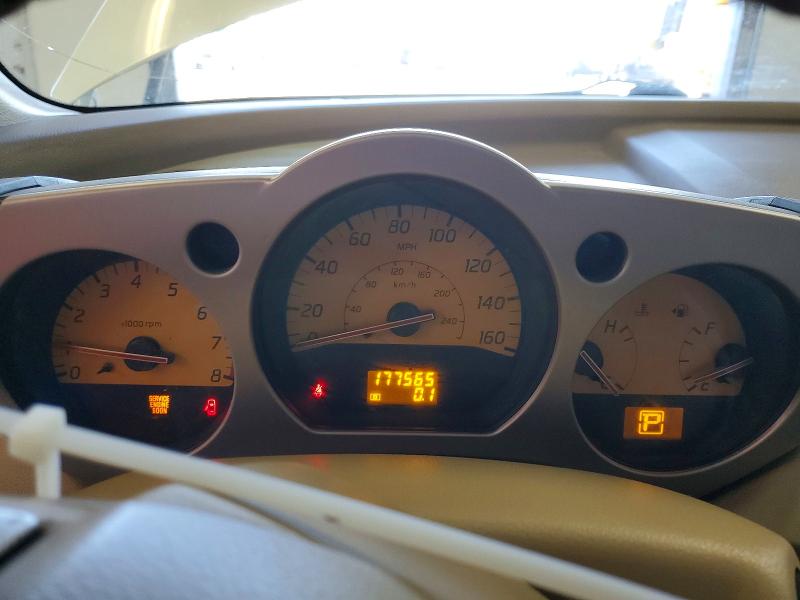 2004 Nissan Murano VIN JN8AZ08W84W343410 COPART salvage auction — REAR END, Wa - Vehicle Cert Of Ownership-Titl, sold $500 on 2026-07-31 (photo 9)