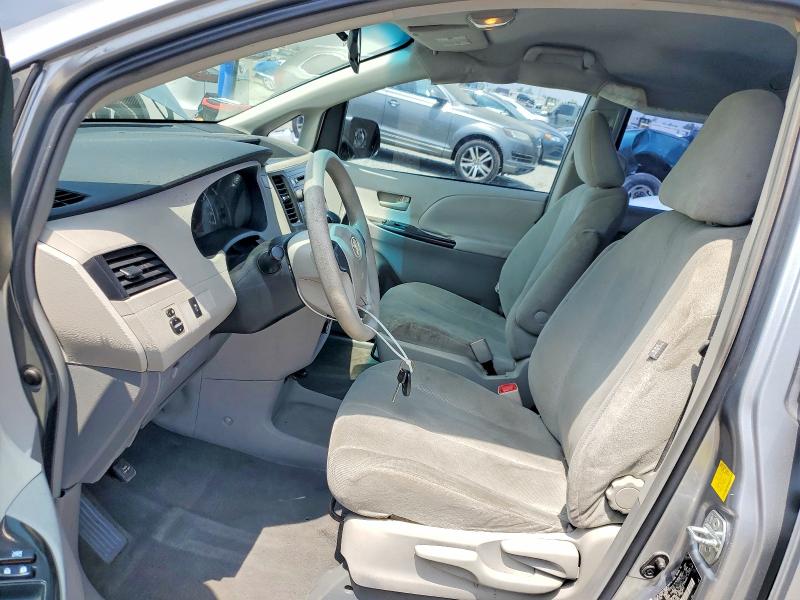2011 Toyota Sienna VIN 5TDKA3DC7BS003005 COPART salvage auction — FRONT END, Ca - Salvage Certificate, sold $1,400 on 2026-07-28 (photo 7)