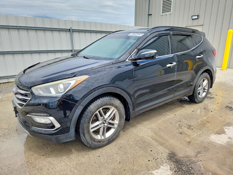 2017 Hyundai Santa fe VIN 5XYZUDLB6HG414499 COPART salvage auction — MINOR DENT/SCRATCHES, ON - PERMIT NO BRAND - UNFIT (P), sold $2,750 on 2026-07-03 (photo 1)