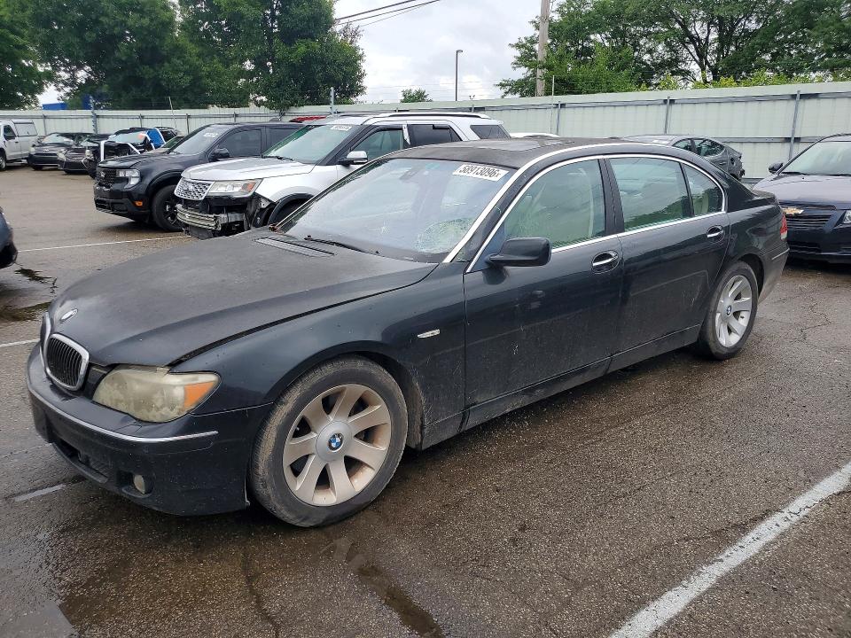 2008 BMW 7 series VIN WBAHN83538DT78549 COPART salvage auction — FRONT END, ST, sold $300 on 2026-07-17 (photo 1)