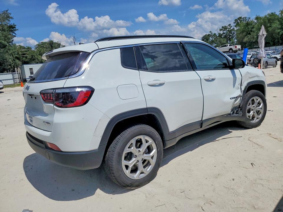 2024 Jeep Compass VIN 3C4NJDBN4RT110147 COPART salvage auction — FRONT END, GA - CERTIFICATE OF TITLE (P), sold $8,600 on 2026-07-22 (photo 3)