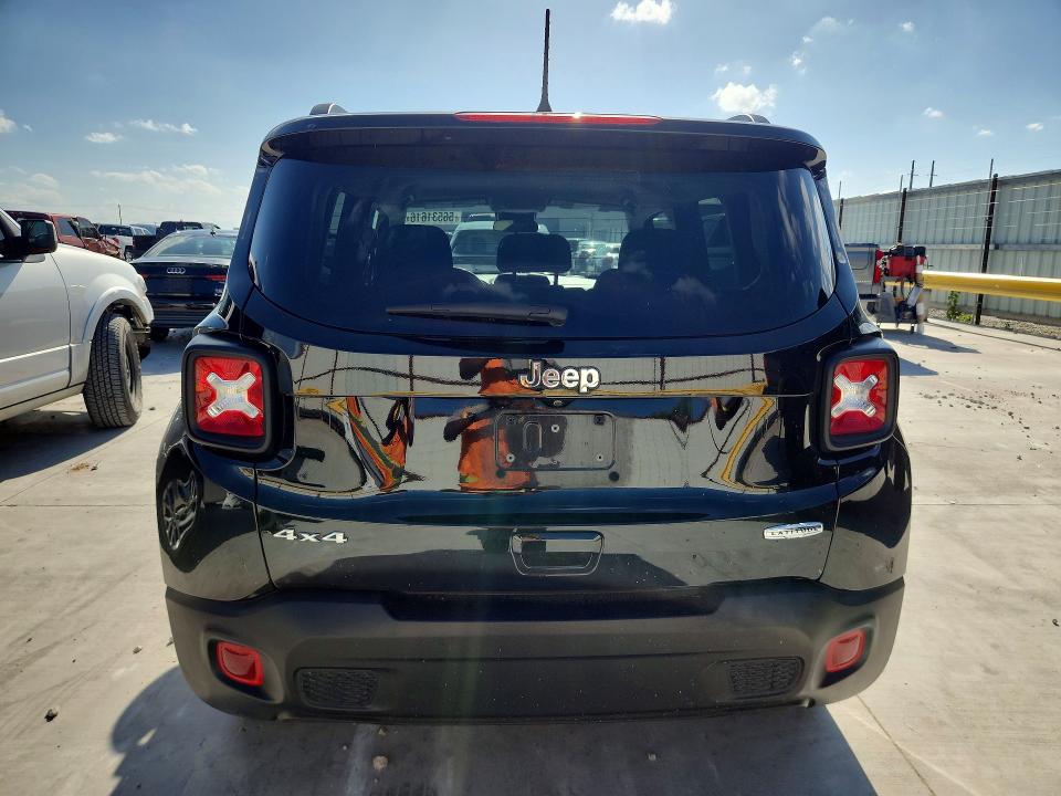 2022 Jeep Renegade VIN ZACNJDB10NPN86553 COPART salvage auction — FRONT END, Tx - Salvage Vehicle Title, sold $3,650 on 2026-08-04 (photo 6)
