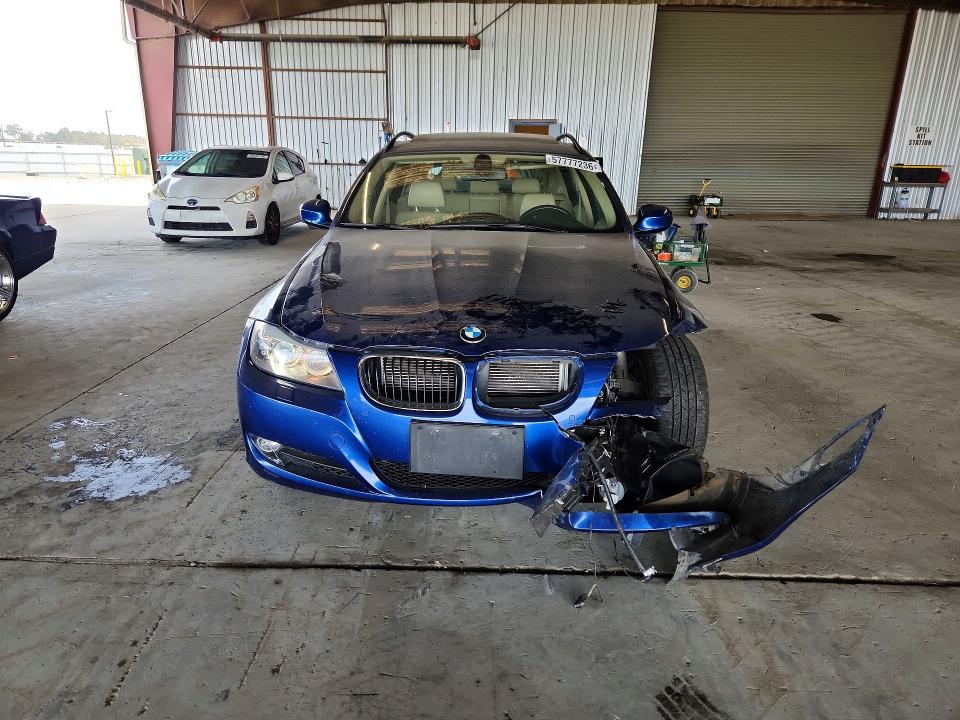 2010 BMW 3 series VIN WBAUT9C59AA191365 COPART salvage auction — FRONT END, Ca - Salvage Certificate, sold $2,800 on 2026-07-20 (photo 5)