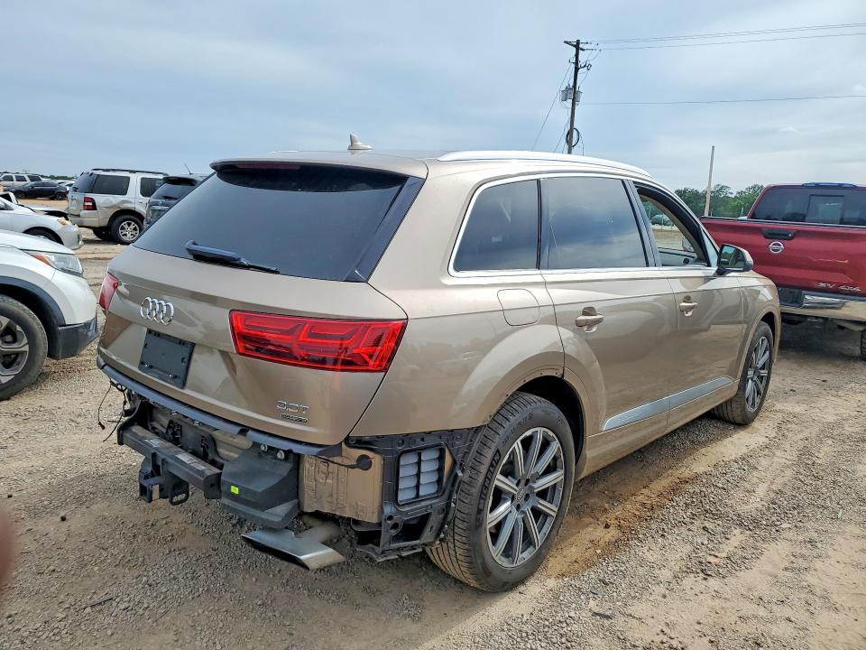 2018 Audi Q7 VIN WA1VAAF78JD037542 COPART salvage auction — REAR END, Al - Cert Of Title-Salvage Title, sold $10,100 on 2026-07-07 (photo 3)