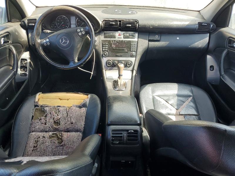 2005 Mercedes-benz C class VIN WDBRF40J95F709860 COPART salvage auction — FRONT END, Ca - Cert Of Title-Salvaged, sold $275 on 2026-07-02 (photo 8)