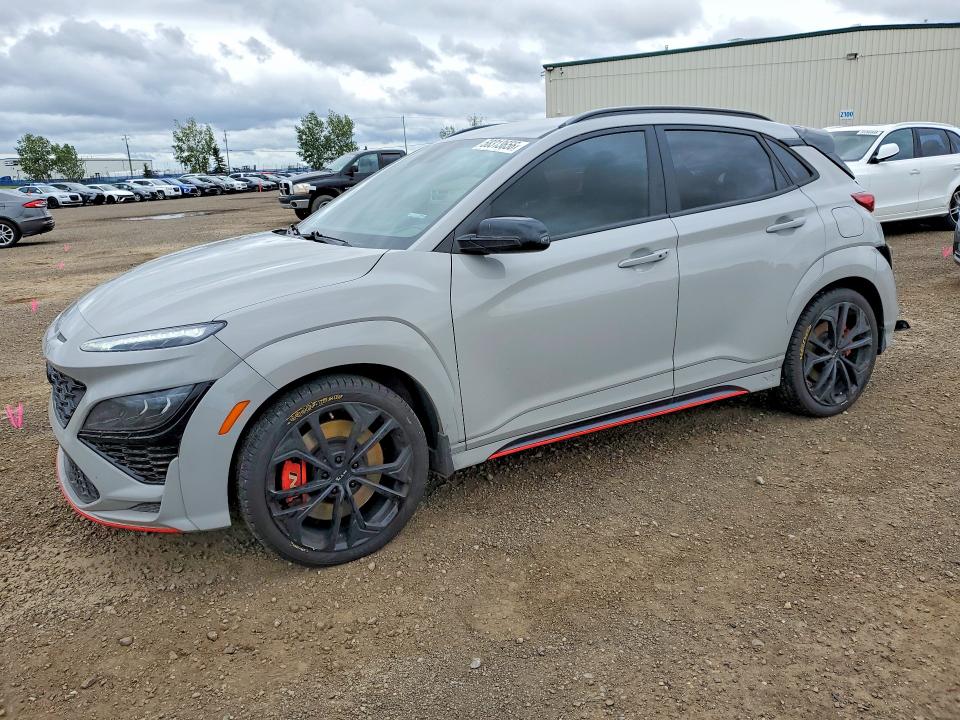 2022 Hyundai Kona VIN KM8KH3AC0NU003830 — COPART salvage auction photo