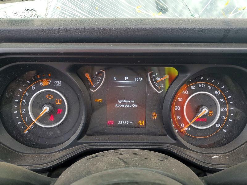 2025 Jeep Wrangler / VIN 1C4PJXDN3SW529940 COPART salvage auction — ROOF, Az - Certificate Of Title, sold $14,800 on 2026-07-02 (photo 9)