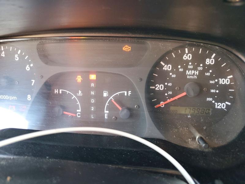 2002 Kia Sportage VIN KNDJA723625136768 COPART salvage auction — FRONT END, SC, sold $350 on 2026-07-16 (photo 9)