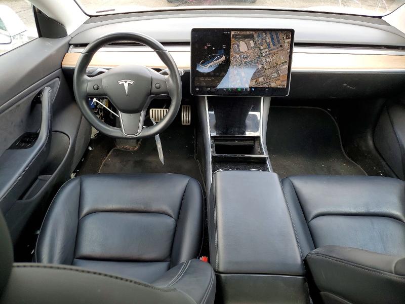 2018 Tesla Model 3 VIN 5YJ3E1EB5JF151501 COPART salvage auction — SIDE, Co - Public - Salvage Title, sold $8,500 on 2026-08-04 (photo 8)