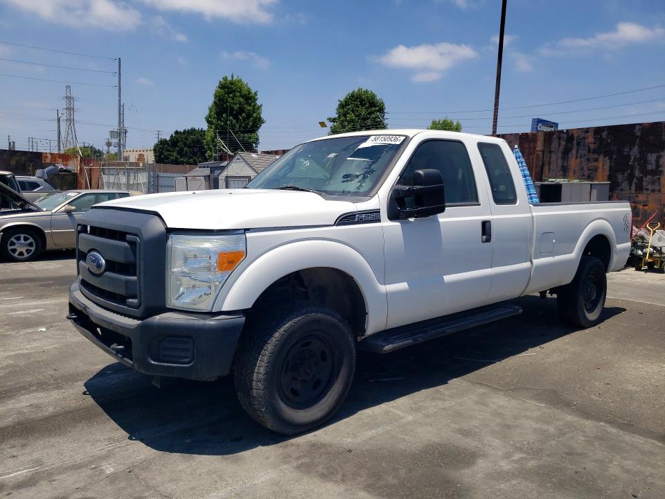 2015 Ford F250 VIN 1FT7X2B64FEA28077 COPART salvage auction — REAR END, Salvage Title, sold $7,400 on 2026-09-04 (photo 1)