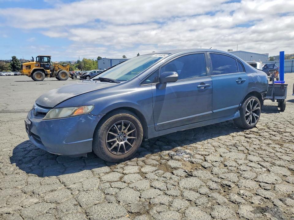 2006 Hond Civic VIN JHMFA36226S003592 COPART salvage auction — REAR END, CA - SALVAGE CERTIFICATE, sold $250 on 2026-07-06 (photo 1)