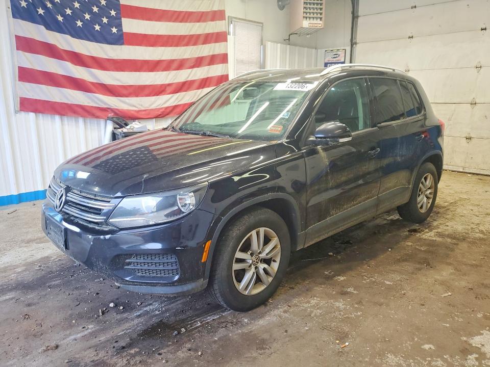 2014 Volkswagen Tiguan VIN WVGBV3AX2EW596073 COPART salvage auction — NORMAL WEAR, ME - CERTIFICATE OF TITLE, sold $350 on 2026-07-02 (photo 1)