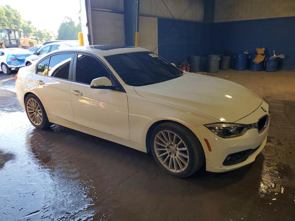 2018 BMW 3 series VIN WBA8E5G52JNU46946 COPART salvage auction — FRONT END, Wv - Certificate Of Title, sold $6,500 on 2026-07-02 (photo 4)