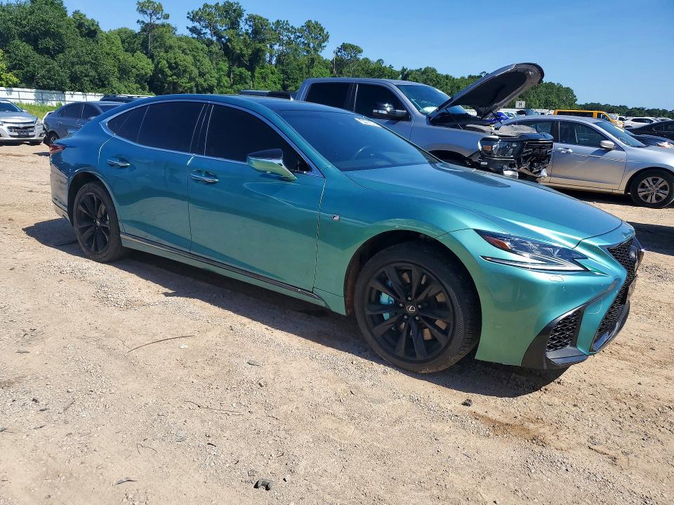 2018 Lexus Ls500 VIN JTHB51FF8J5000455 COPART salvage auction — NORMAL WEAR, Tx - Certificate Of Title, sold $28,250 on 2026-07-07 (photo 4)