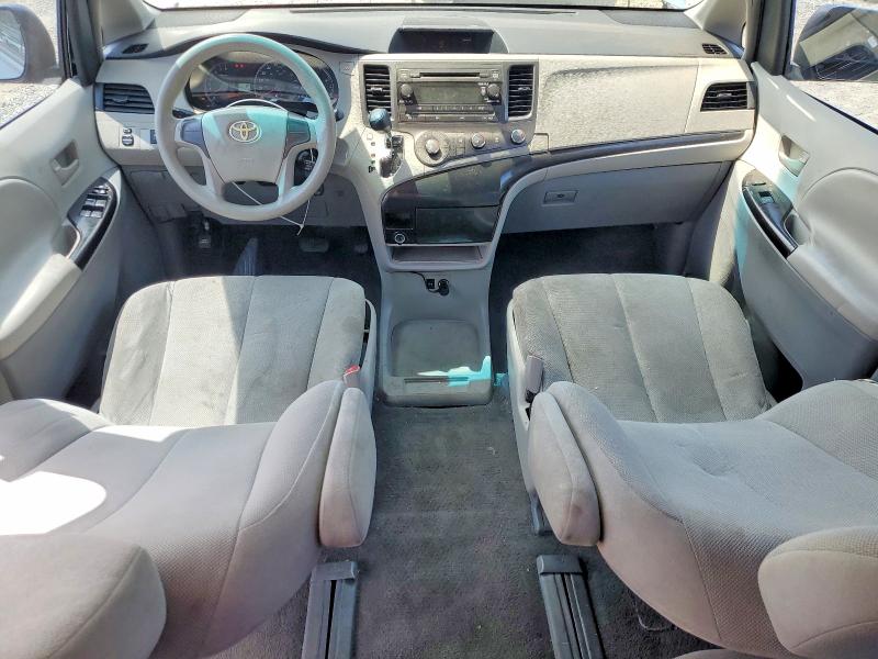 2011 Toyota Sienna VIN 5TDKA3DC7BS003005 COPART salvage auction — FRONT END, Ca - Salvage Certificate, sold $1,400 on 2026-07-28 (photo 8)