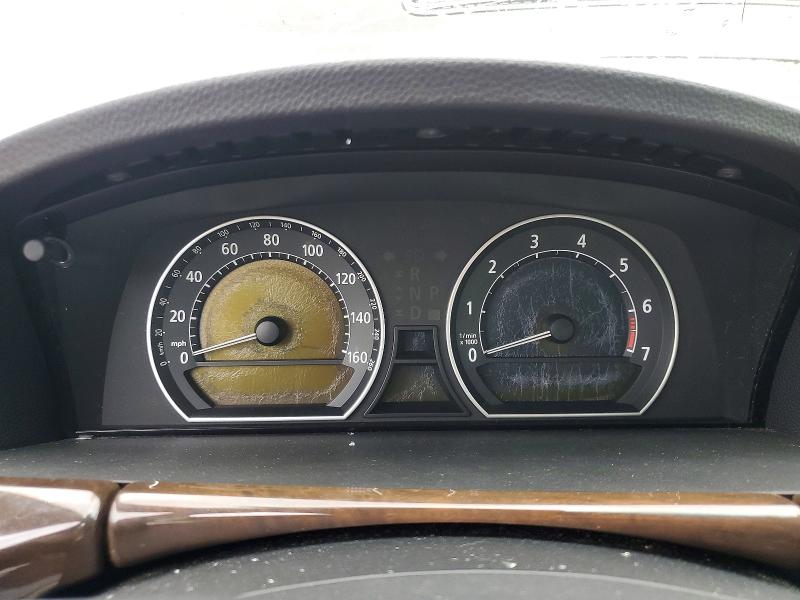 2008 BMW 7 series VIN WBAHN83538DT78549 COPART salvage auction — FRONT END, ST, sold $300 on 2026-07-17 (photo 9)