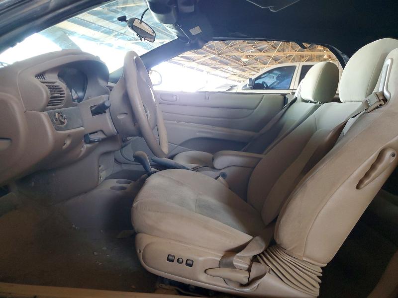 2004 Chrysler Sebring VIN 1C3EL75R14N269120 COPART salvage auction — FRONT END, Az - Certificate Of Title, sold $475 on 2026-07-29 (photo 7)
