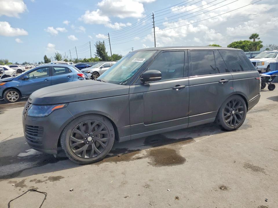 2021 Land rover Rangerover VIN SALGS2RU0MA428122 COPART salvage auction — VANDALISM, Nj - Cert Of Title-Salvage, sold $35 on 2026-07-13 (photo 1)