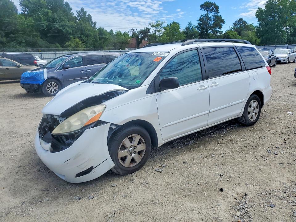 2010 Toyota Sienna VIN 5TDKK4CC2AS303747 COPART salvage auction — FRONT END, Va - Certificate Of Title, sold $800 on 2026-07-14 (photo 1)