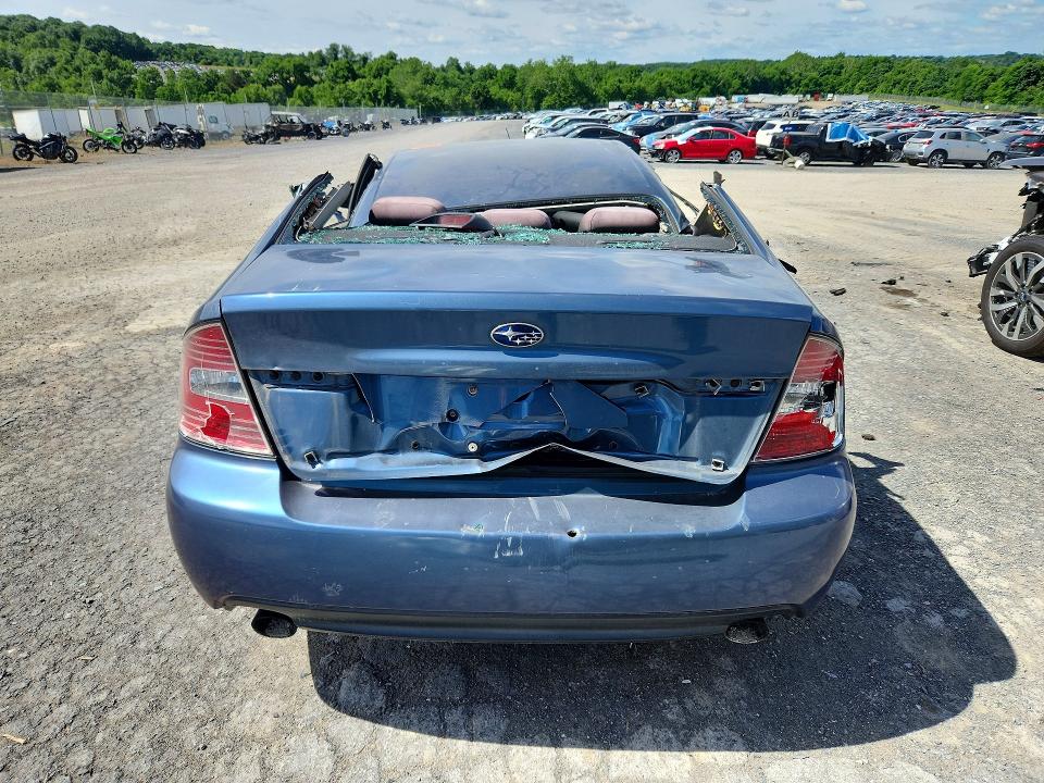 2005 Subaru LEGACY VIN 4S3BL686154206763 COPART salvage auction — ROOF, Pa - Certificate Of Salvage, sold $375 on 2026-07-24 (photo 6)