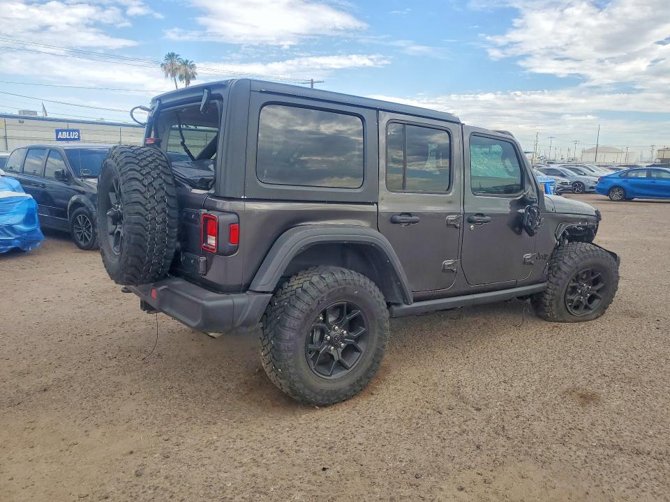 2025 Jeep Wrangler / VIN 1C4PJXDN3SW529940 COPART salvage auction — ROOF, Az - Certificate Of Title, sold $14,800 on 2026-07-02 (photo 3)