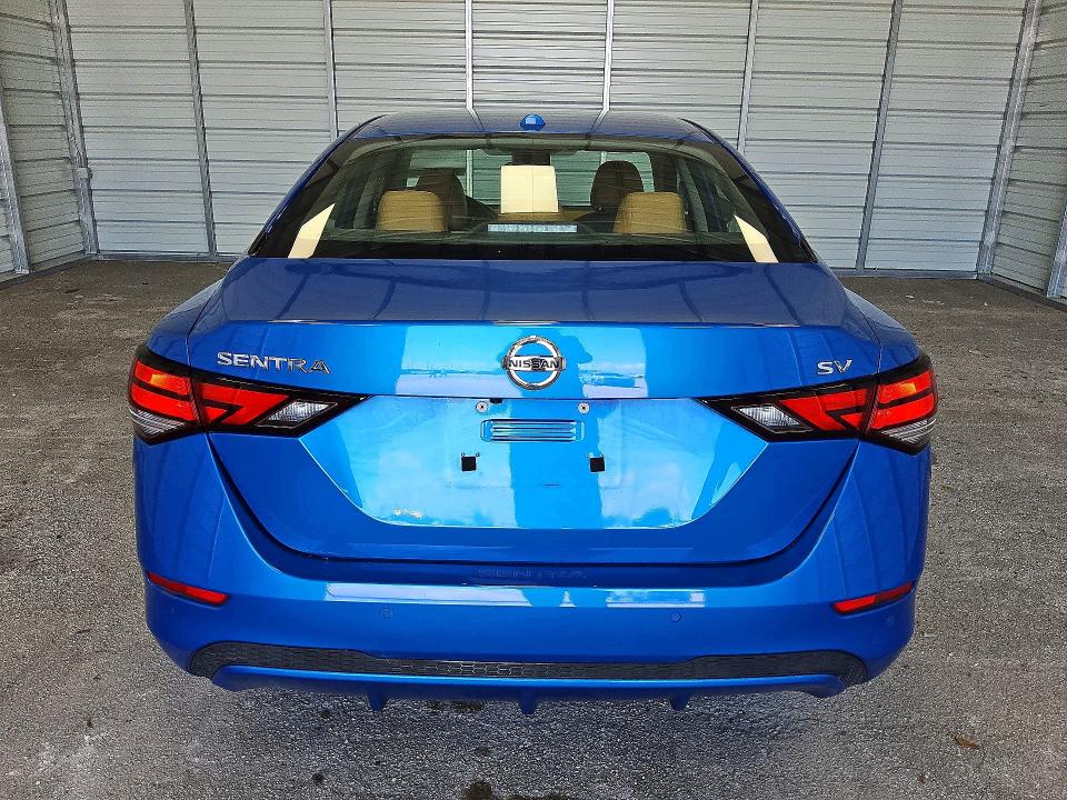 2020 Nissan Sentra VIN 3N1AB8CV2LY286709 COPART salvage auction — FRONT END, Wv - Certificate Of Title, sold $6,600 on 2026-07-02 (photo 6)