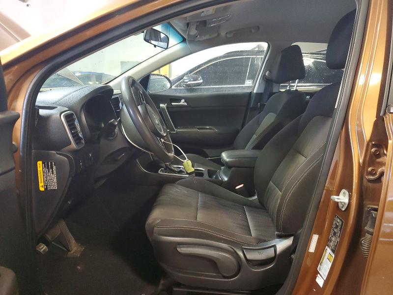 2017 Kia Sportage VIN KNDPM3ACXH7104401 COPART salvage auction — FRONT END, WV - CERTIFICATE OF TITLE, sold $2,000 on 2026-07-23 (photo 7)