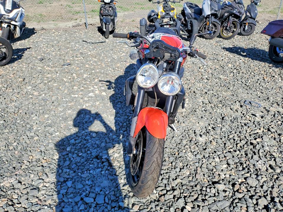 2008 Triumph motorcycle Speedtripl VIN SMT500PK68J350074 COPART salvage auction — REAR END, CA - SALVAGE CERTIFICATE, sold $375 on 2026-07-02 (photo 2)