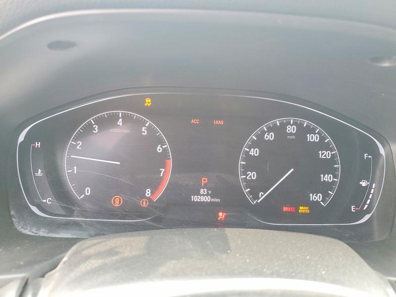 2018 Honda Accord VIN 1HGCV1F43JA161454 COPART salvage auction — SIDE, Nc - Dealer Only Salvage Title, sold $4,800 on 2026-07-09 (photo 9)