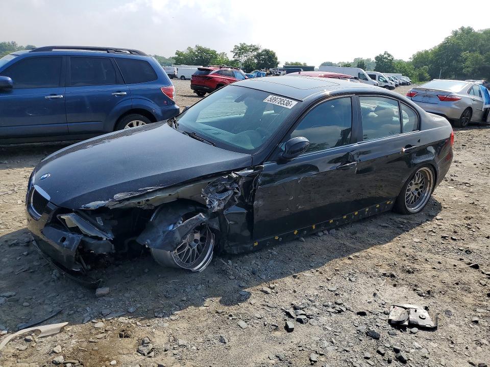 2007 BMW 3 series VIN WBAVC73567AC79794 COPART salvage auction — FRONT END, Md - Cert Of Salvage > 75% Damage, sold $375 on 2026-07-28 (photo 1)