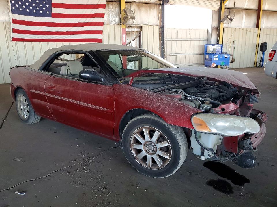 2004 Chrysler Sebring VIN 1C3EL75R14N269120 COPART salvage auction — FRONT END, Az - Certificate Of Title, sold $475 on 2026-07-29 (photo 4)