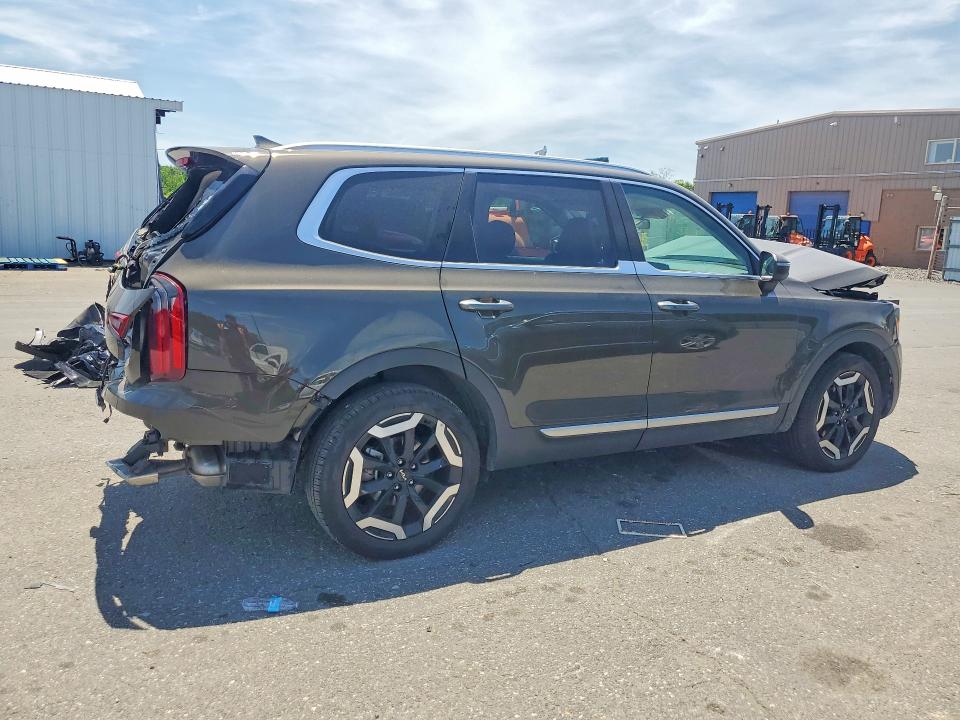 2025 Kia Telluride VIN 5XYP6DGC5SG687817 COPART salvage auction — FRONT END, Fl - Certificate Of Destruction, sold $8,700 on 2026-07-22 (photo 3)