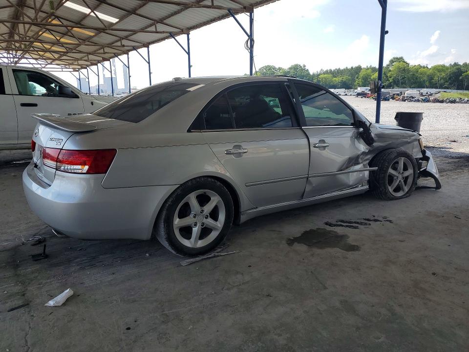 2007 Hyundai Sonata VIN 5NPEU46FX7H283226 COPART salvage auction — FRONT END, GA - CERT OF TITLE-SALVAGE (P), sold $375 on 2026-07-02 (photo 3)