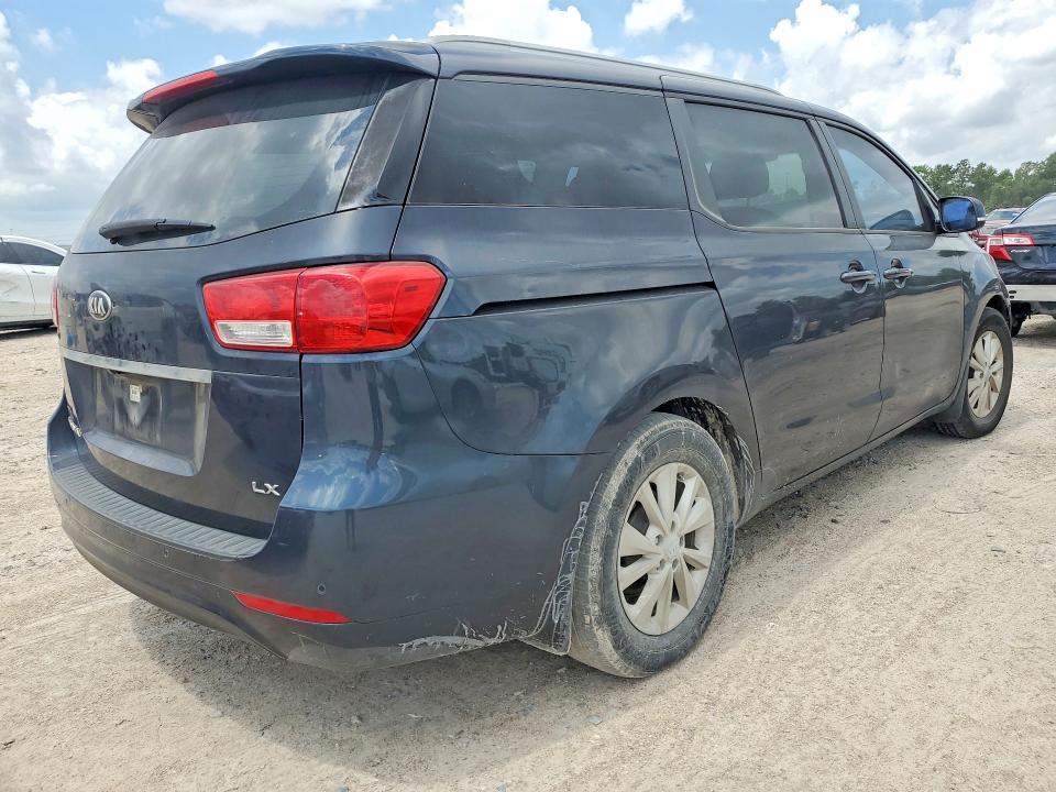 2016 Kia SEDONA VIN KNDMB5C19G6215042 COPART salvage auction — MINOR DENT/SCRATCHES, CT, sold $2,750 on 2026-07-17 (photo 3)