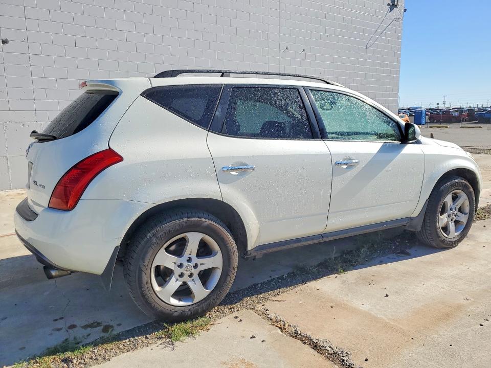 2004 Nissan Murano VIN JN8AZ08W84W343410 COPART salvage auction — REAR END, Wa - Vehicle Cert Of Ownership-Titl, sold $500 on 2026-07-31 (photo 3)