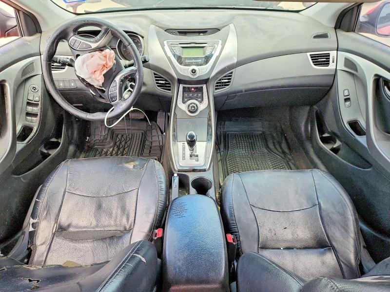 2010 Hyun Elantra VIN KMHDH4AEXBU156047 COPART salvage auction — FRONT END, TX - BONDED TITLE - SALVAGE, sold $325 on 2026-07-27 (photo 8)