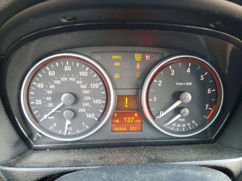 2007 BMW 3 series VIN WBAVC73567AC79794 COPART salvage auction — FRONT END, Md - Cert Of Salvage > 75% Damage, sold $375 on 2026-07-28 (photo 9)