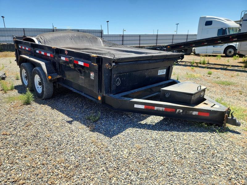 2019 Pj trailer Unknown VIN 4P5DL1424K1307474 COPART salvage auction — REAR END, SD, sold $4,200 on 2026-07-09 (photo 1)