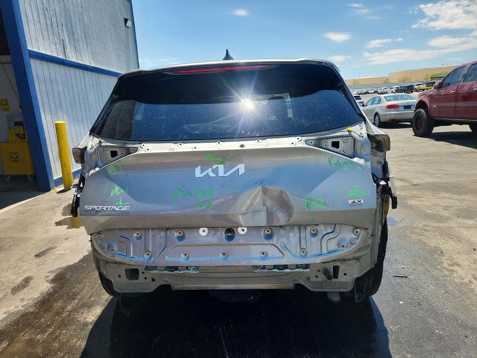 2023 Kia Sportage VIN KNDPUCAF3P7164447 COPART salvage auction — REAR END, Co - Certificate Of Title, sold $5,300 on 2026-07-13 (photo 6)