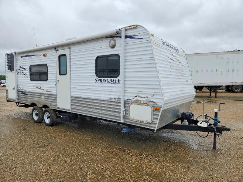 2008 Keystone Springdale VIN 4YDT260278G103105 COPART salvage auction — HAIL, AB - BOS - ACTIVE, sold $1,700 on 2026-07-30 (photo 1)